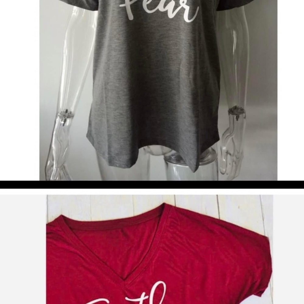 FAITH OVER FEAR T SHIRTS